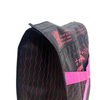 Black Nonwoven Bag with Magenta Cross Handle