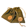 Suede Drawstring Jewelry and Keepsake Pouch