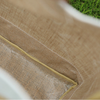 Jute and Leather Strap Eco Shopping Tote