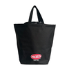 Black Canvas Waterproof Oxford Drawstring Tote Bag
