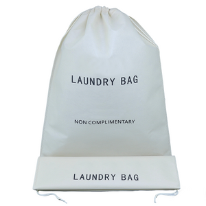 Biodegradable Hotel Laundry Bag Drawstring Eco-Friendly