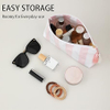 Striped Tassel Waterproof Makeup Bag