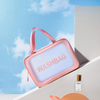 Wet Dry Separation Transparent Travel Toiletry Bag