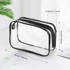 Clear PVC Waterproof Cosmetic Bag Travel Toiletry Pouches
