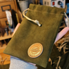 Suede Drawstring Jewelry and Keepsake Pouch