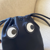 Cartoon Eyes Nylon Drawstring Tote Bag