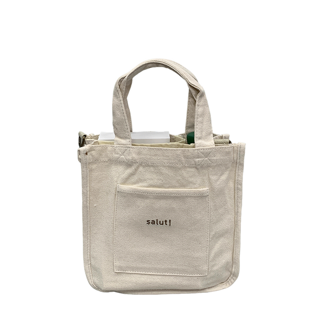 Minimalist Canvas Crossbody Bag for Women