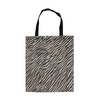 Zebra Print Reusable Tote Bag Three Sizes