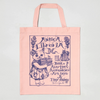 Lightweight Cat Print Polyester Cotton Blend Hand Tote