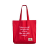 Frida Kahlo Quote Colorful Canvas Tote Bag