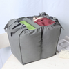 Two-Compartment Foldable Drawstring Non-Woven Shopping Bag