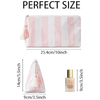 Striped Tassel Waterproof Makeup Bag