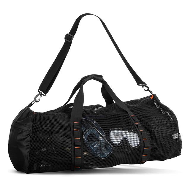 90L Large Mesh Duffle Bag for Scuba Diving