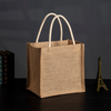 Multi-Size Customized Jute Zipper Tote Bag Collection
