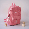 Stickerei-Cord-Rucksack f&uuml;r M&auml;dchen