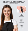 Verstellbare, wasserdichte Unisex-Kochsch&uuml;rze