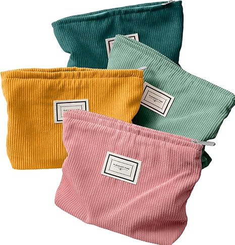 Kosmetiktaschen-Set aus Cord